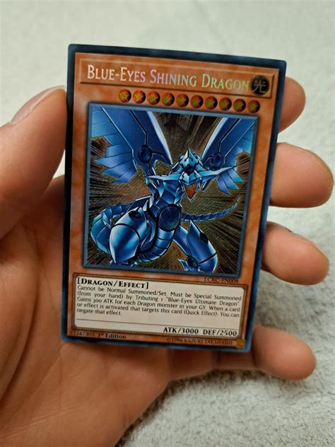 Konami Yu Gi Oh Trading Card Blue Eyes Shining Dragon Catawiki