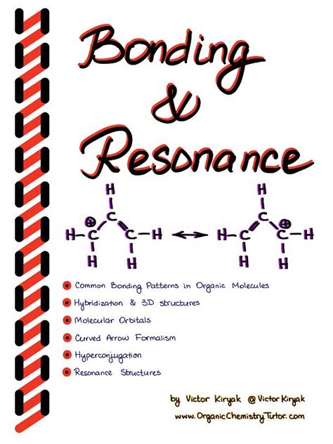 Bonding and Resonance | Organic chemistry tutor, Organic chemistry ...