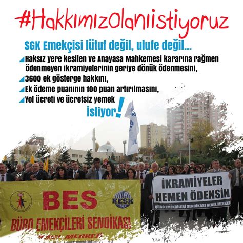 SES Genel Merkezi on Twitter RT KESK1995 Kamu emekçileri insanca