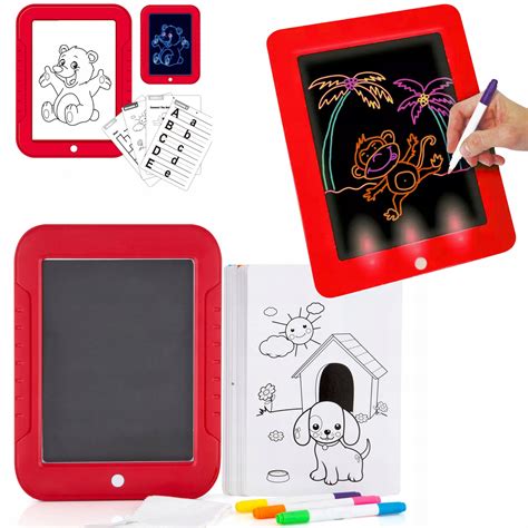 Tablet Graficzny Do Rysowania Znikopis Notatnik Led Magiczny Pad