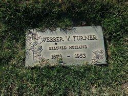 Webber Victor Turner Memorial Find A Grave