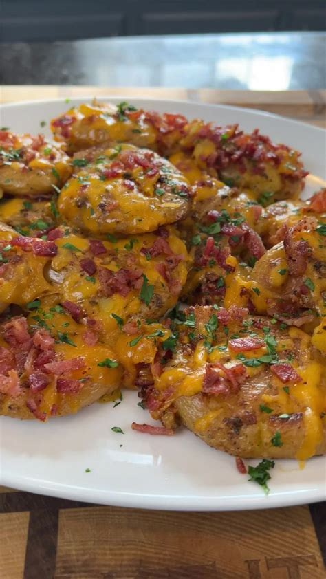 Loaded Smashed Potatoes Recipe