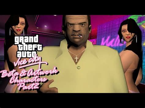 GTA Vice City Beta Artwork Characters Part2 YouTube