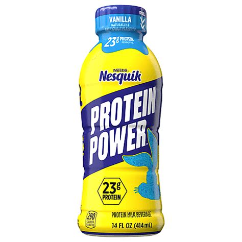 Nesquik Vanilla Protein Milk Beverage 14 Oz Northgate Market