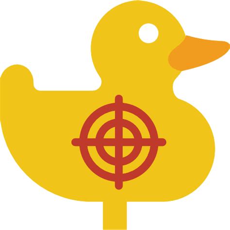 Shoot Duck Basic Miscellany Flat Icon