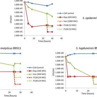 Killing of antibiotic persisters of S. epidermidis, S. haemolyticus ...