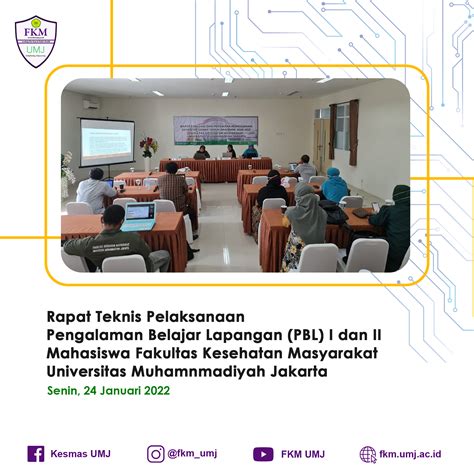 Rapat Teknis Pelaksanaan Pengalaman Belajar Lapangan Pbl I Dan Ii