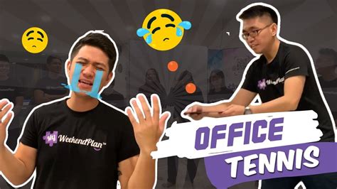 Mini Team Building Activities Office Tennis Episode 16 Youtube