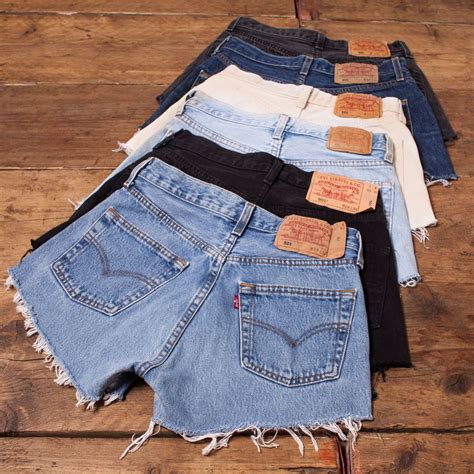 Vintage Levis Denim Shorts Grade A Jorts High Waisted Jean