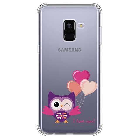 Capa Para Galaxy A I Love You Coruja Rom Ntica Estilo Flat Em