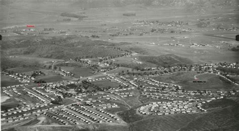 Aerial Photo Of El Cajon Taken In 1951 Annotated Poorly To Assist In