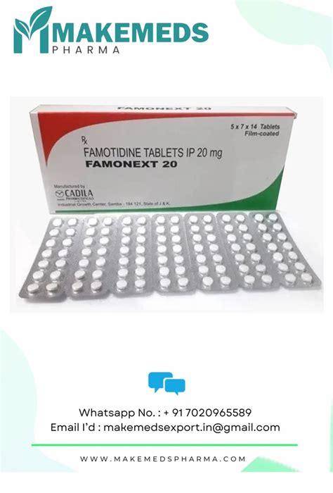 Famotidine Tablet 20 Mg Famtac Latest Price Manufacturers And Suppliers