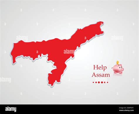 Map Of Assam Hi Res Stock Photography And Images Alamy