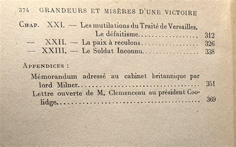 Grandeurs Et Mis Res D Une Victoire By Cl Menceau Georges