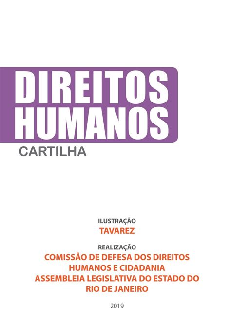 Cartilha Direitos Humanos 2019 By Renata Souza Issuu