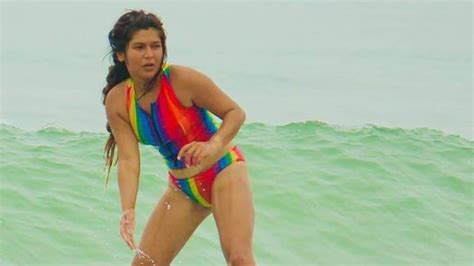 Tmkoc S Nidhi Bhanushali Flaunts Her Sexy Curves In Surfing Bikini