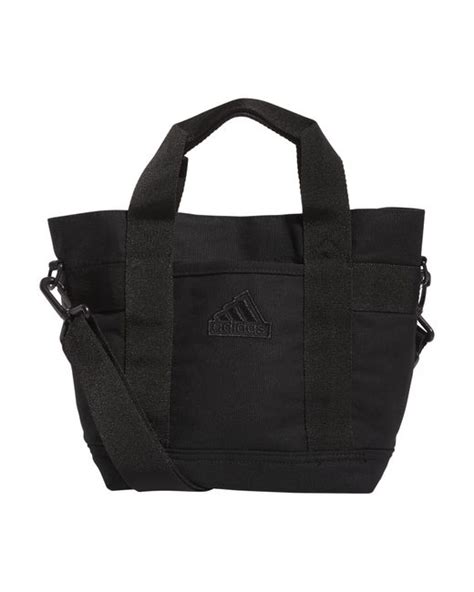 Adidas Canvas Mini Tote In Black Lyst