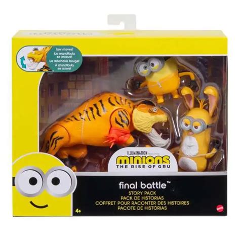 Minions Rise Of Gru Story Pack Final Battle Figure 3-Pack, 52% OFF