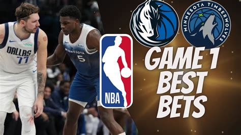 Best Nba Player Prop Picks Bets Parlays Game 1 Mavs Vs Twolves