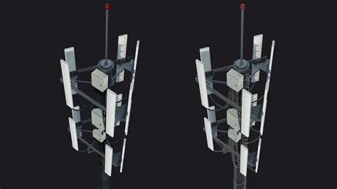 Cell Site Tower - 3D Model by iQuon