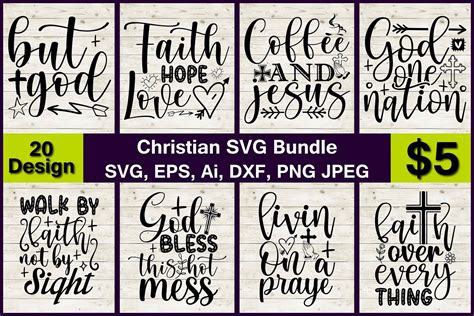 Christian Svg Bundle Bundle Creative Fabrica