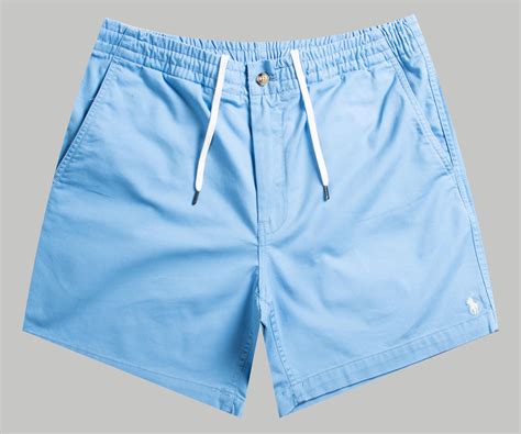 Polo Ralph Lauren Cotton Stretch Classic Fit Shorts Sky Blue For Men Lyst