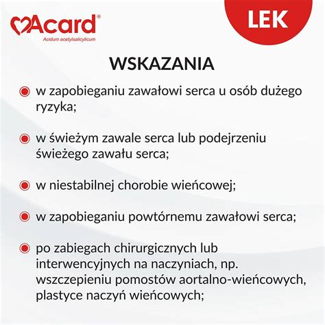 Acard 75 mg, 60 tabletek - opinie, skład, cena | drmax.pl