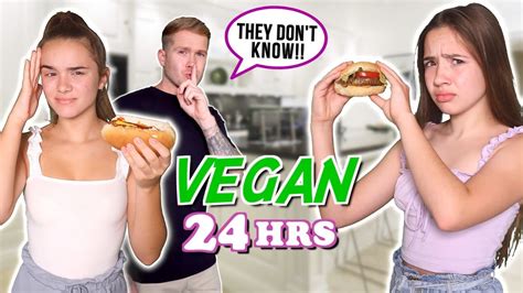 Eating Vegan For 24 Hours Without Knowing Youtube