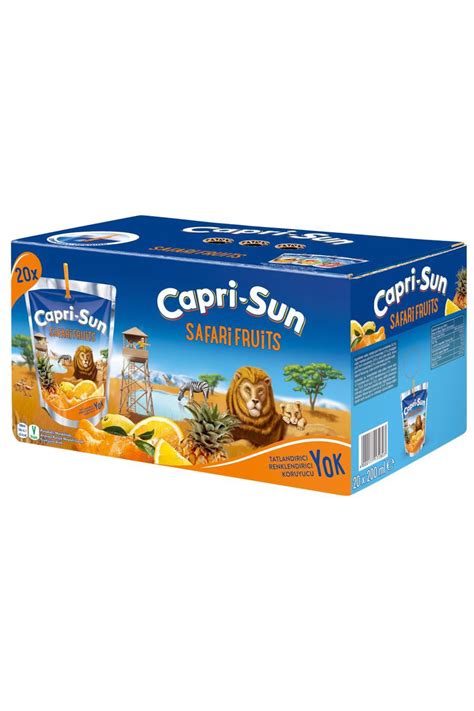 Capri Sun Caprisun Safari Fruits 200mlx20 Meyve Suyu 1 KOLİ Fiyatı