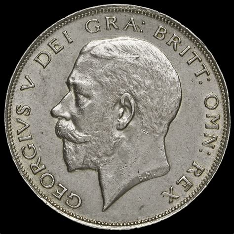 George V Silver Half Crown Scarce Gvf