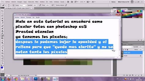 Como Pixelar Fotos En Photoshop Cs5 Youtube