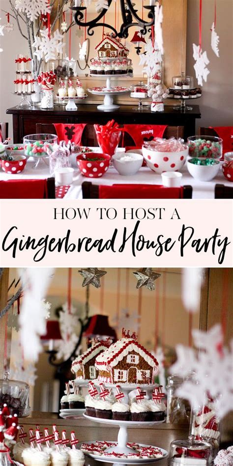 Ally And Hudsons Gingerbread Party Christmas Party Ideas Holiday