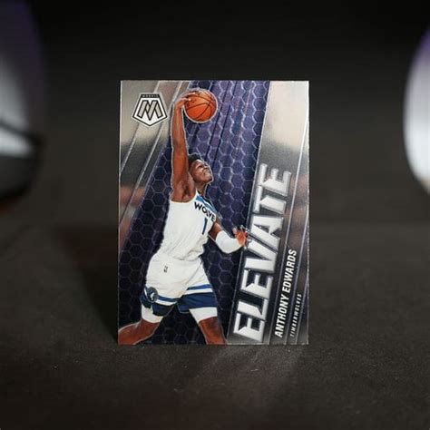 2020 21 Anthony Edwards Mosaic Elevate Rookie And 1 Collectables