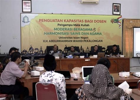 Uin Gus Dur Pekalongan Adakan Penguatan Kapasitas Bagi Dosen Pengampu