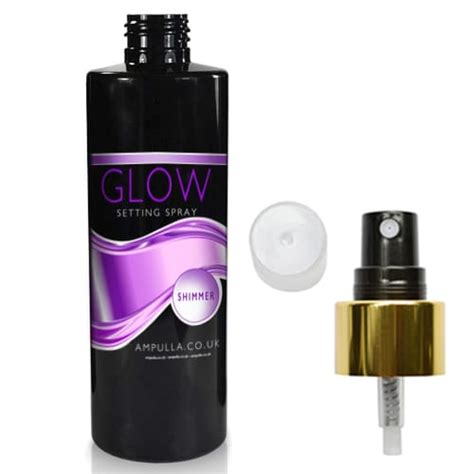 Ml Luxury Black Setting Spray Bottle Ampulla Ltd