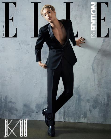 Pop Base On Twitter EXO S Kai Graces The Cover Of ELLE Korea