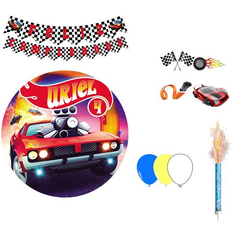 Kit Decoraci N Cumplea Os Hot Wheels