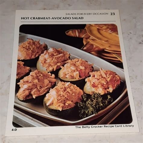 Other The Betty Crocker Recipe Card Library Replacement Cards Salads 1971 Poshmark