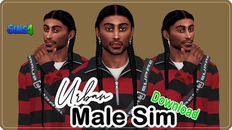 Urban Realistic Male Sim Cc Folder The Sims Youtube