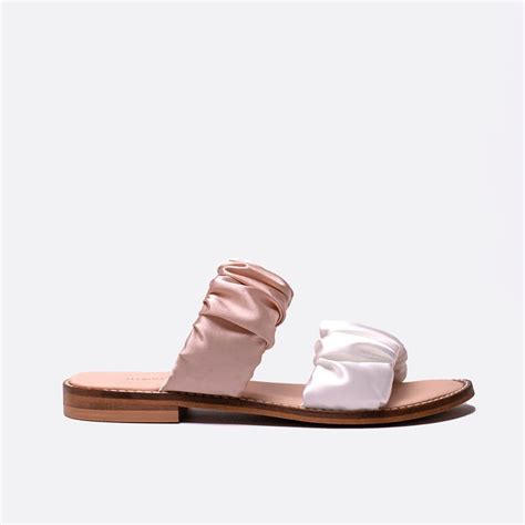 Tiras Nude E Branco Dangoshoes