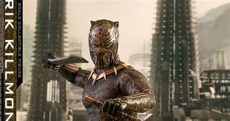 Toyhaven Check Out Hot Toys Black Panther Th Scale Erik Killmonger Inch Collectible Figure