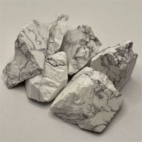 Raw White Howlite - Crystal Falls