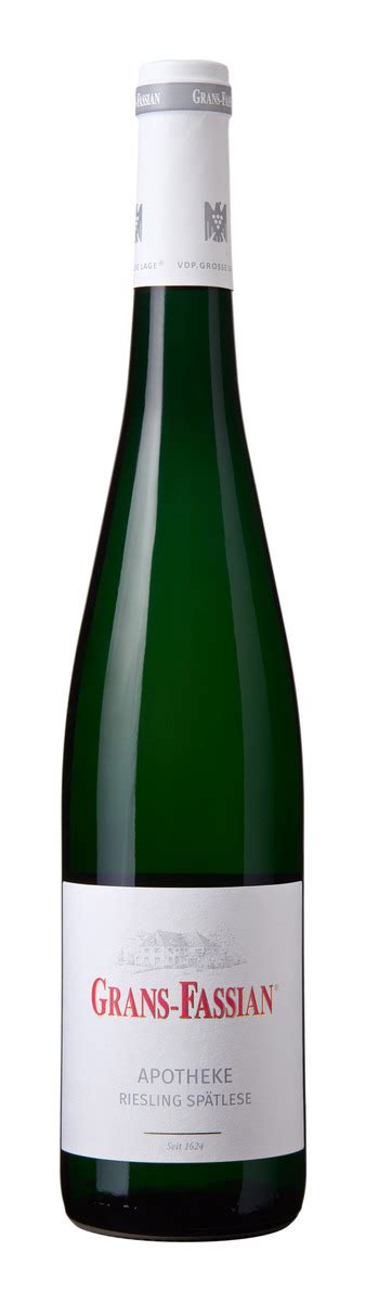 Grans Fassian Trittenheimer Apotheke Riesling Spätlese 2017 Vinmonopolet