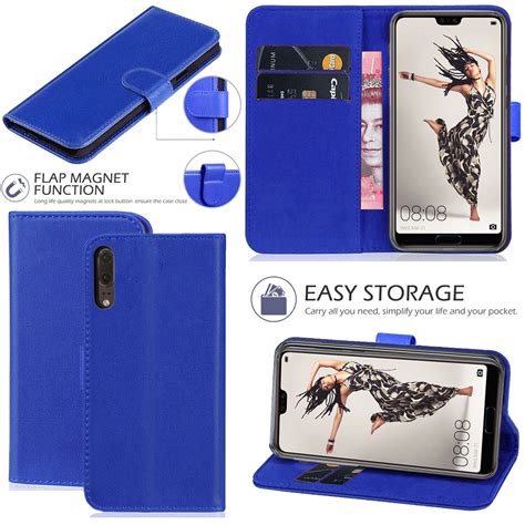 Case For Huawei P20 P20 Lite P20 Pro Magnetic Wallet Flip Leather Phone Cover Ebay