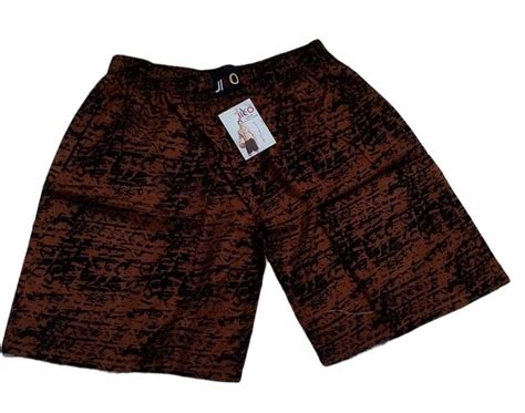 Men Printed Cotton Boxer Shorts Brown Base At Rs 150 In Howrah Id 2851248672855