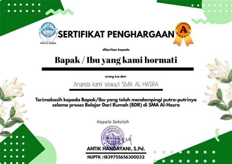 Ucapan Terima Kasih Untuk Guru Dari Wali Murid Contoh Surat Resmi