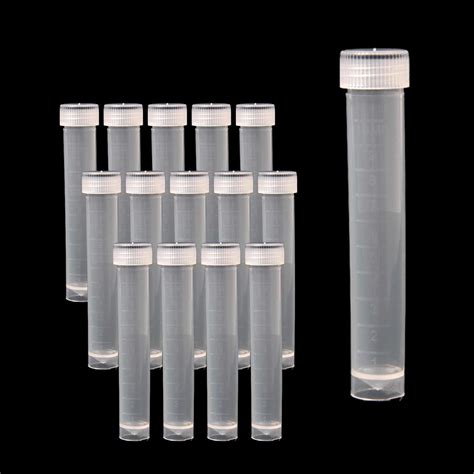 Yalansmaip Pcs Ml Lab Plastic Frozen Test Tubes Cryovial Cryogenic