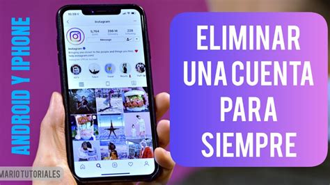 Como Eliminar Cuenta De Instagram Para Siempre 2020 Youtube