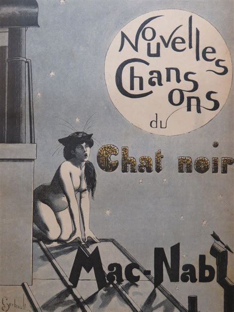 MAC NAB Chansons Et Nouvelles Chansons Du Chat Noir Chant Piano Ca1890