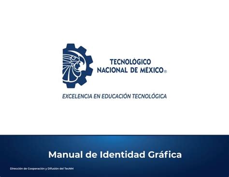 Manual De Identidad Gr Fica Tecnm Pdf